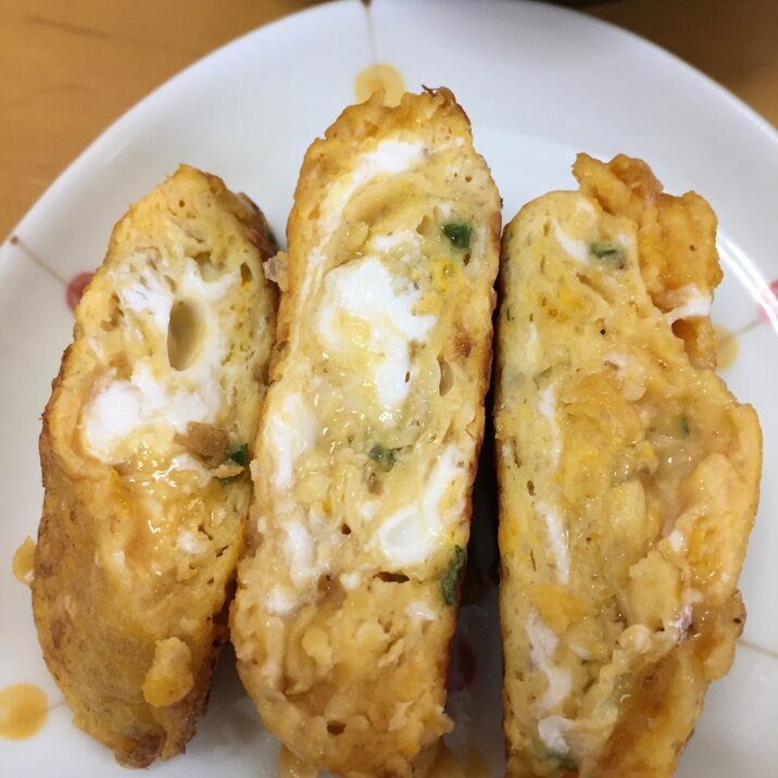 すりゴマと味噌入り卵焼き